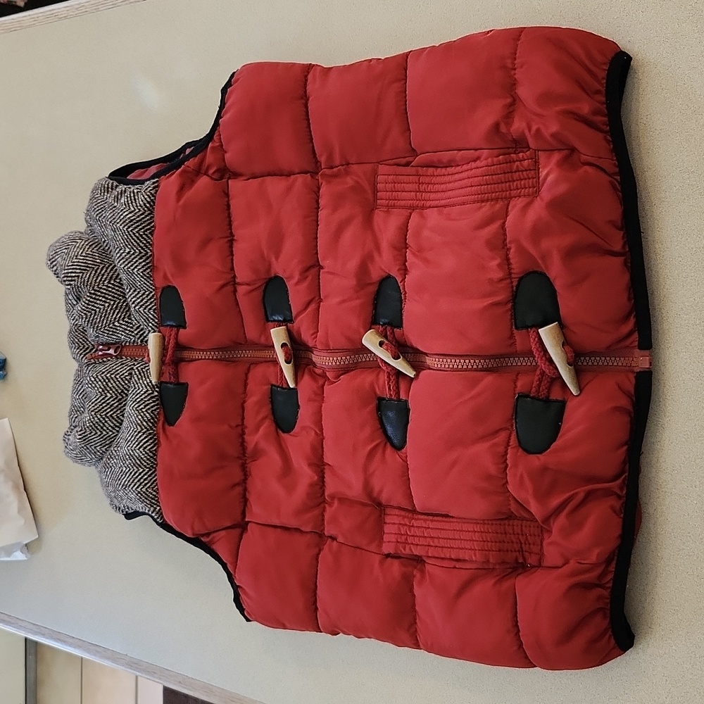 Ruff Hewn women's small burnt orange chevron vest